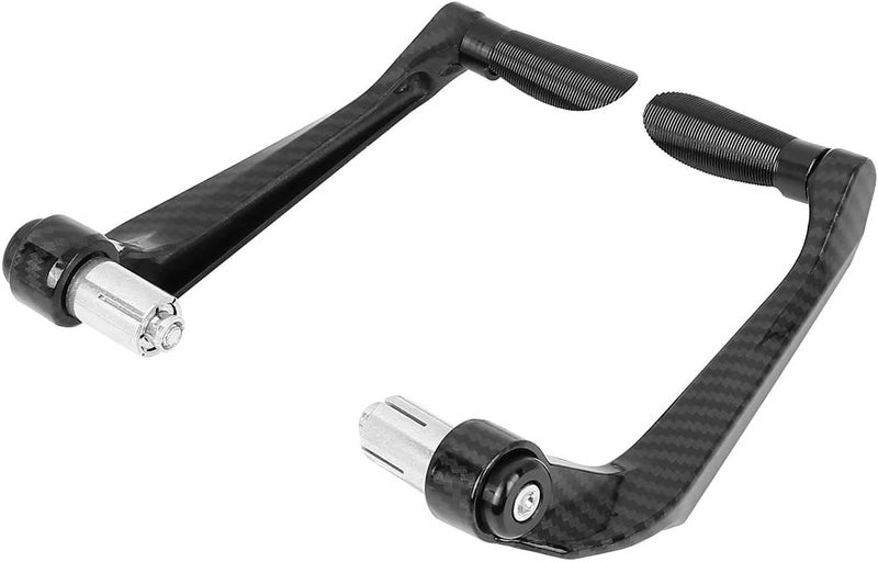 F FIERCE CYCLE 1 Pair Universal 22mm Brake Clutch Lever Protector Hand Guard for Motorcycle Black - Image 3